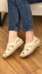 Rachel M2136 Mır Kadın Deri Ortopedik Yazlık Jel Taban Ayakkabı