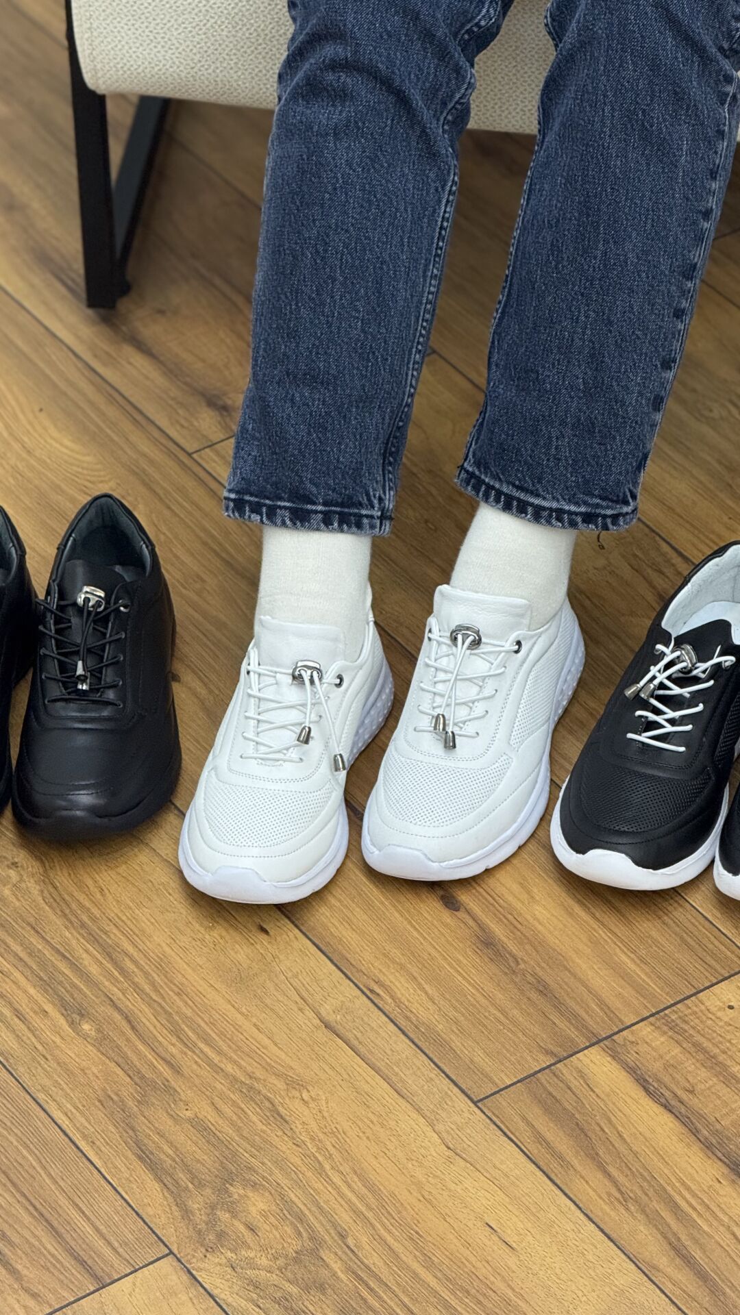 Rachel M415 Kadın Hakiki Deri Ortopedik Spor Ayakkabı