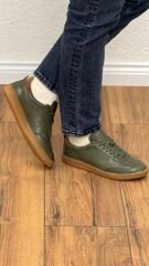 Rachel K088 Kadın Hakiki Deri Bağcıklı Spor Ayakkabı