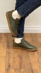 Rachel K088 Kadın Hakiki Deri Bağcıklı Spor Ayakkabı