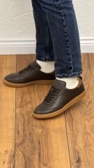 Rachel K088 Kadın Hakiki Deri Bağcıklı Spor Ayakkabı