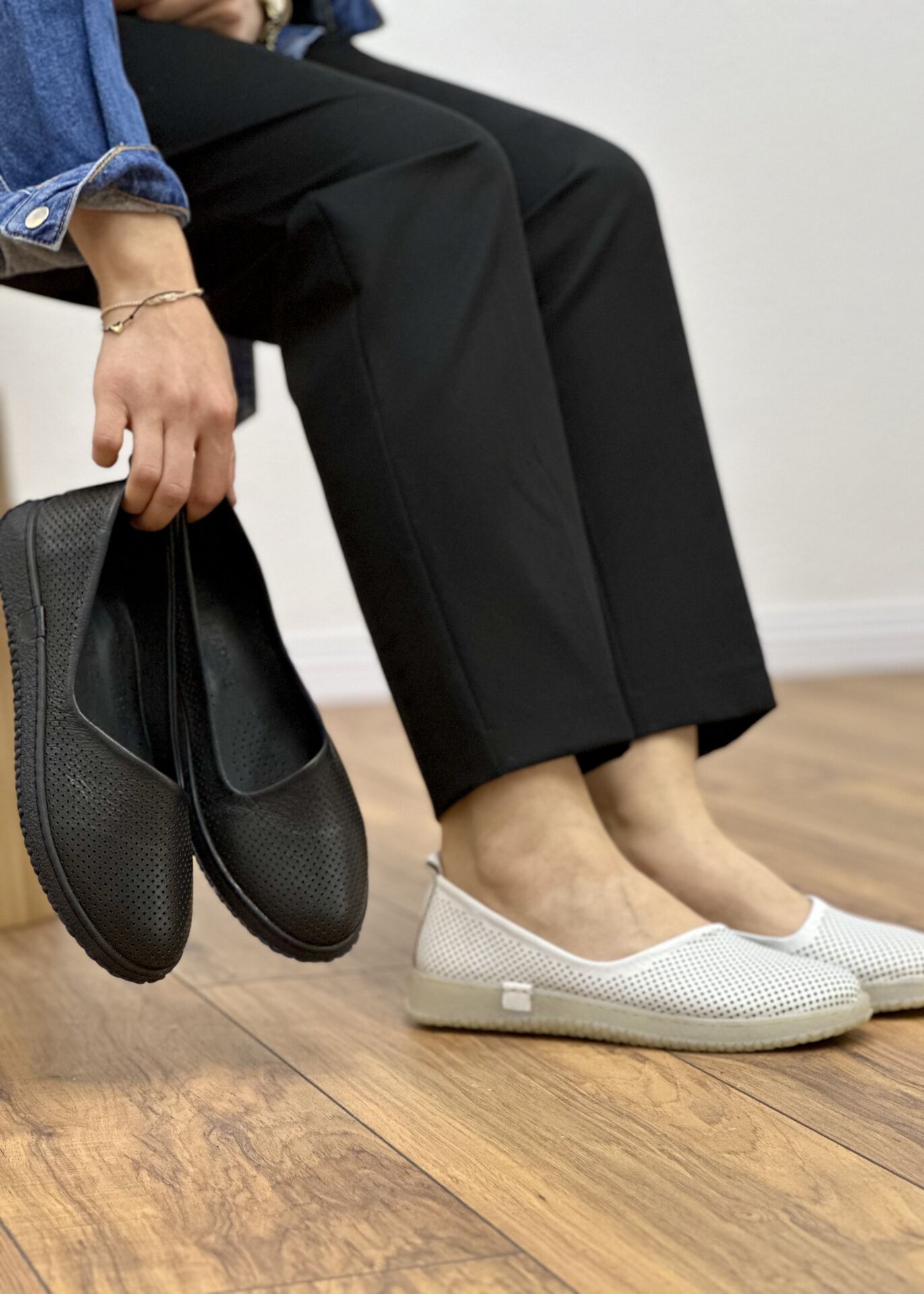 Marine M033 Kadın Ortopedik Hakiki Deri Ayakkabı