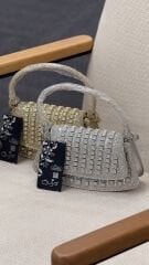 Guja C1283 Gümüş Abiye Taşlı Çanta