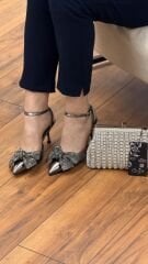 Guja C1292 Gümüş Abiye Taşlı Çanta