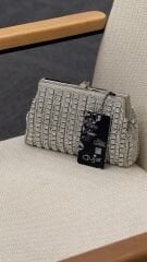 Guja C1292 Gümüş Abiye Taşlı Çanta