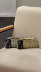 Guja C1284 Gümüş Abiye Taşlı Çanta