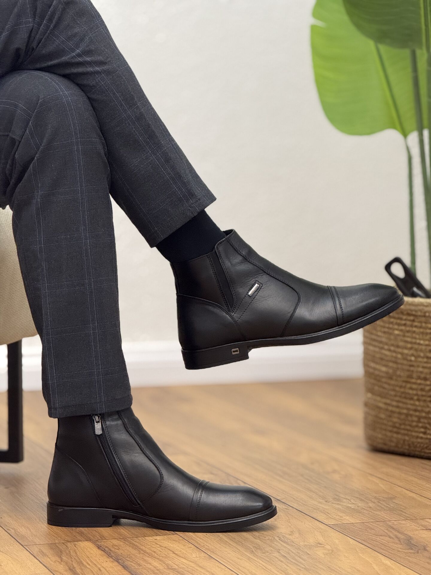 MYM 1111 Erkek Hakiki Deri Bot