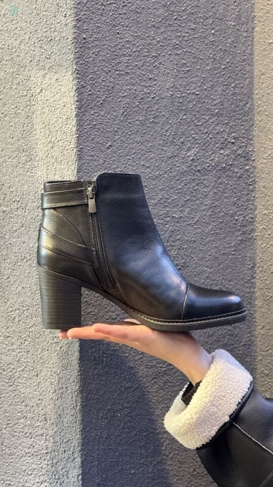 SU GİBİ A-34446 Topuklu Deri Bot