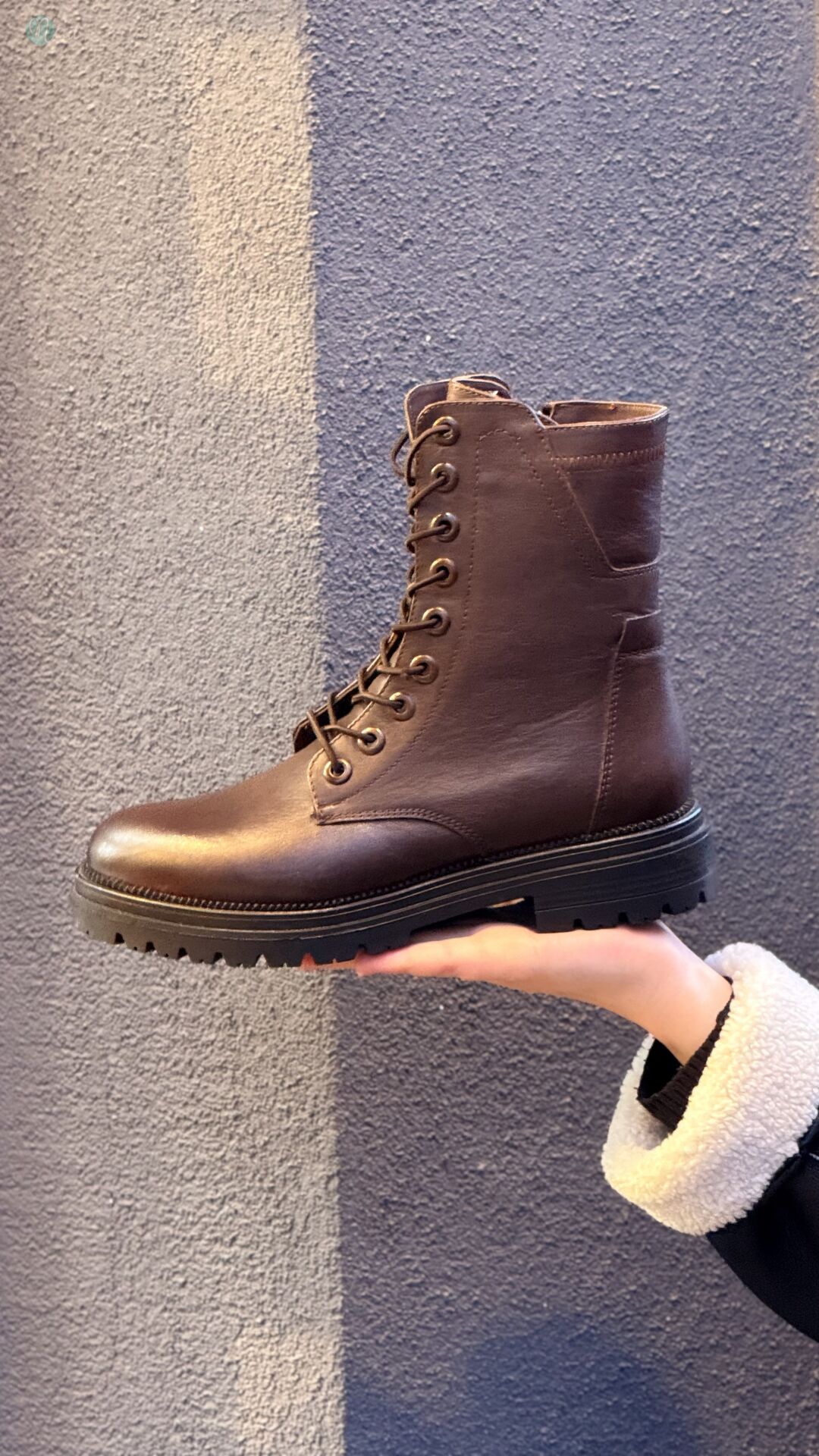 SU GİBİ 42411 Bağcıklı Postal Hakiki Deri