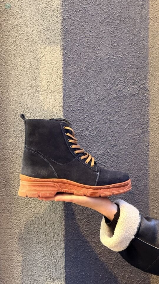 NEHİR 2500 Bağcıklı Spor Hakiki Deri Bot