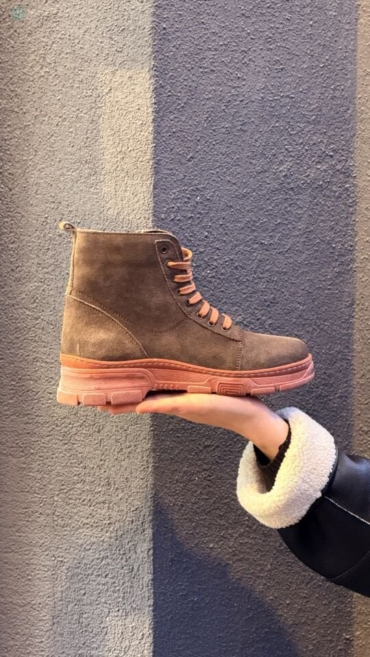 NEHİR 2500 Bağcıklı Spor Hakiki Deri Bot