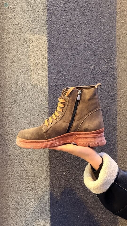 NEHİR 2500 Bağcıklı Spor Hakiki Deri Bot