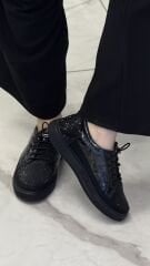 My Fit 1321 Taşlı Lastik Bağcık Kadın Günlük Ayakkabı