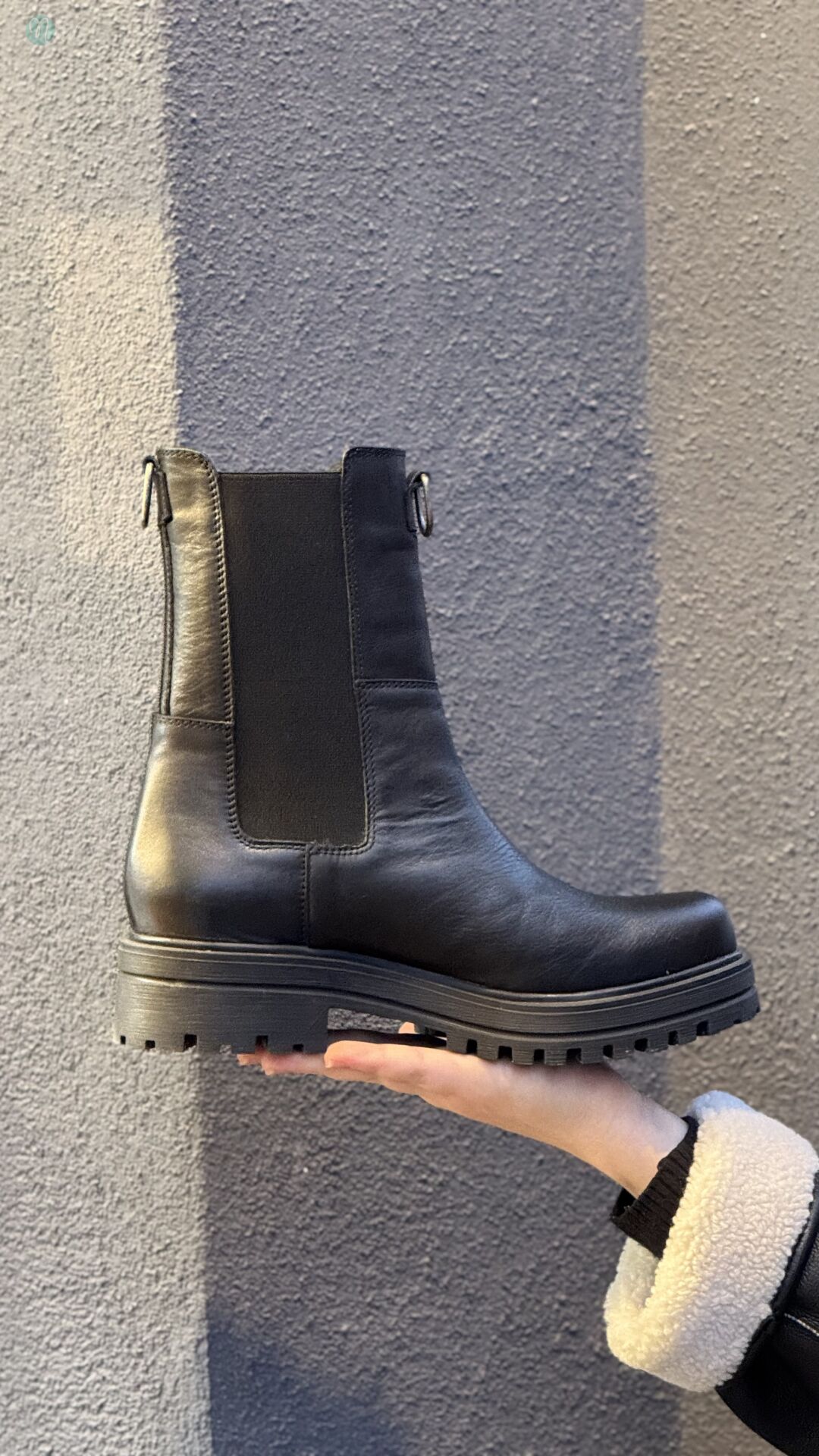 BURÇ 06143 Hakiki Deri Çift Lastik Kalın Taban Bot