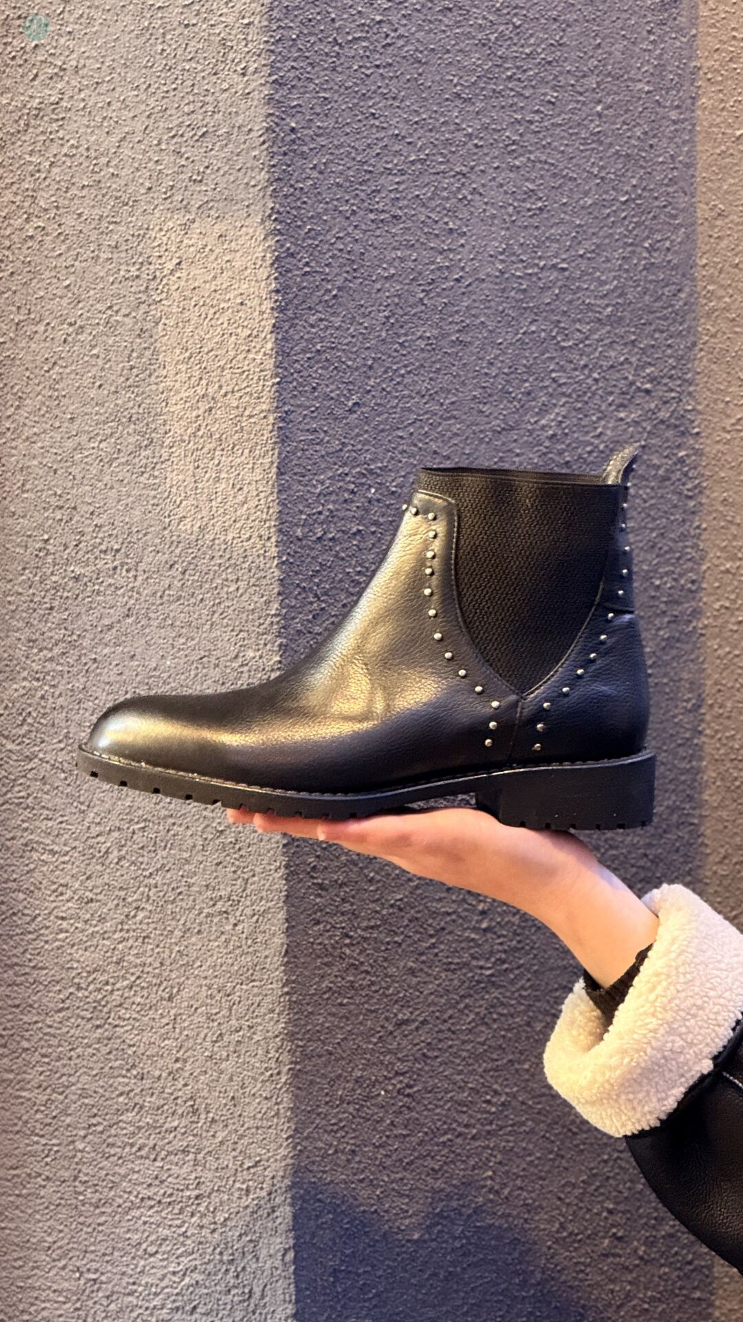 BURÇ 41489 Hakiki Deri Çift Lastik Bot