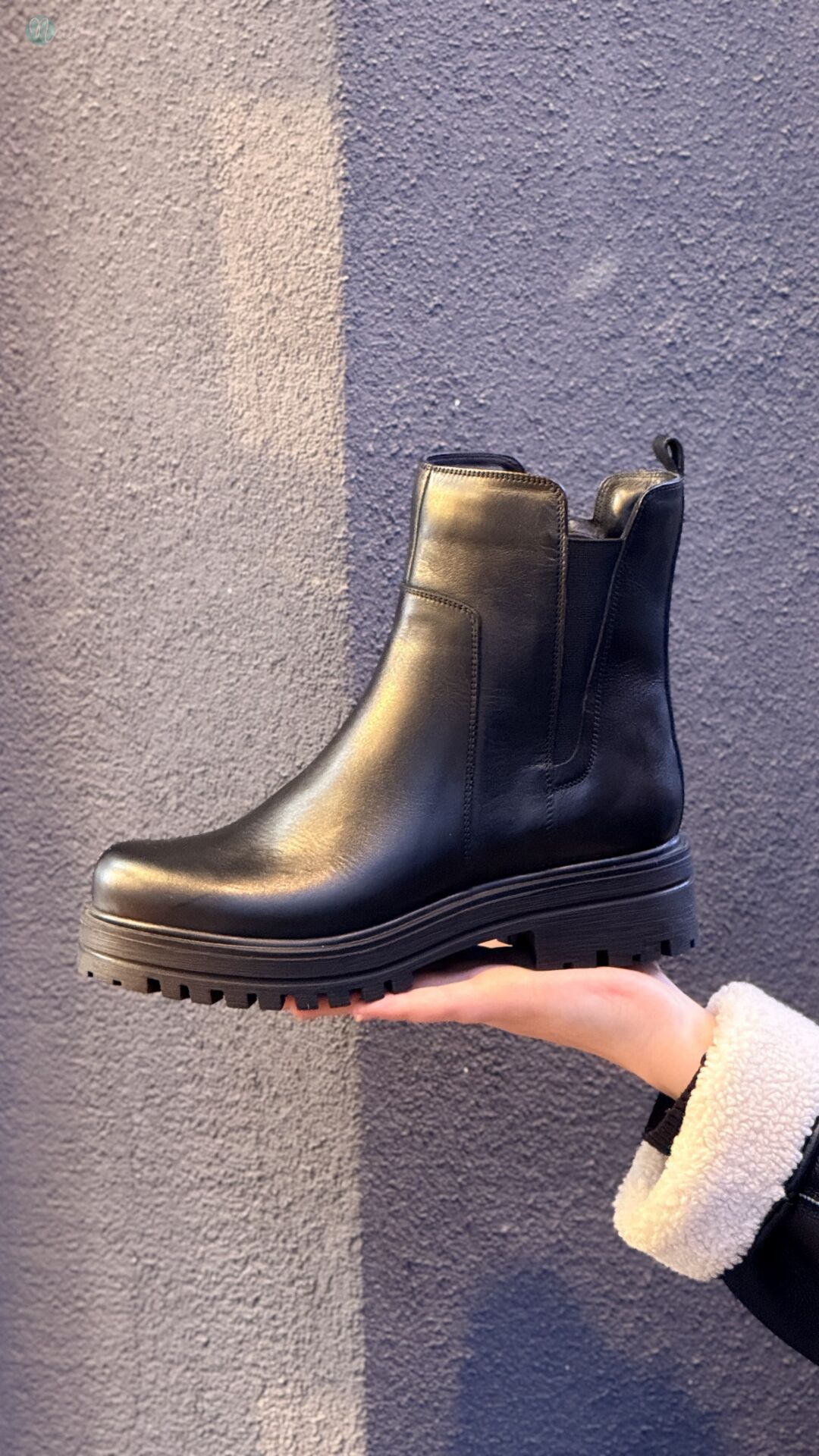 BURÇ 66152 Hakiki Deri Lastik Detay Bot