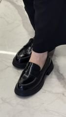 My Fit 1018 Kadın Taşlı Loafer Ayakkabı