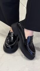 My Fit 1018 Kadın Taşlı Loafer Ayakkabı