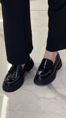 My Fit 1018 Kadın Taşlı Loafer Ayakkabı