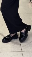 My Fit 1017 Kadın Atkılı Kalın Taban Ayakkabı