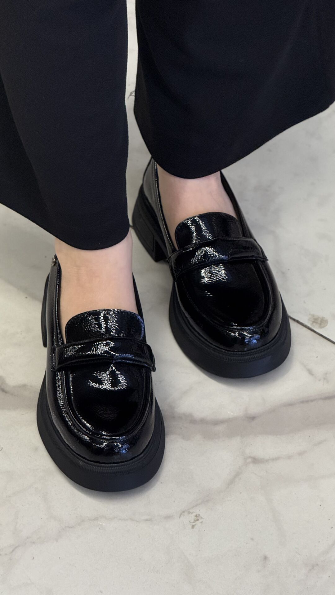 My Fit 1017 Kadın Atkılı Kalın Taban Ayakkabı