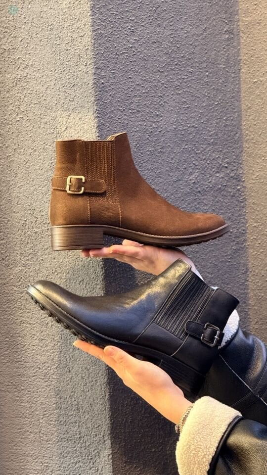 Nehir 24-042 Kadın Ortopedik Tokalı Bot