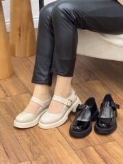 My Fit 1022 Kadın Bant Detay Kalın Taban Ayakkabı