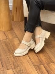 My Fit 1022 Kadın Bant Detay Kalın Taban Ayakkabı