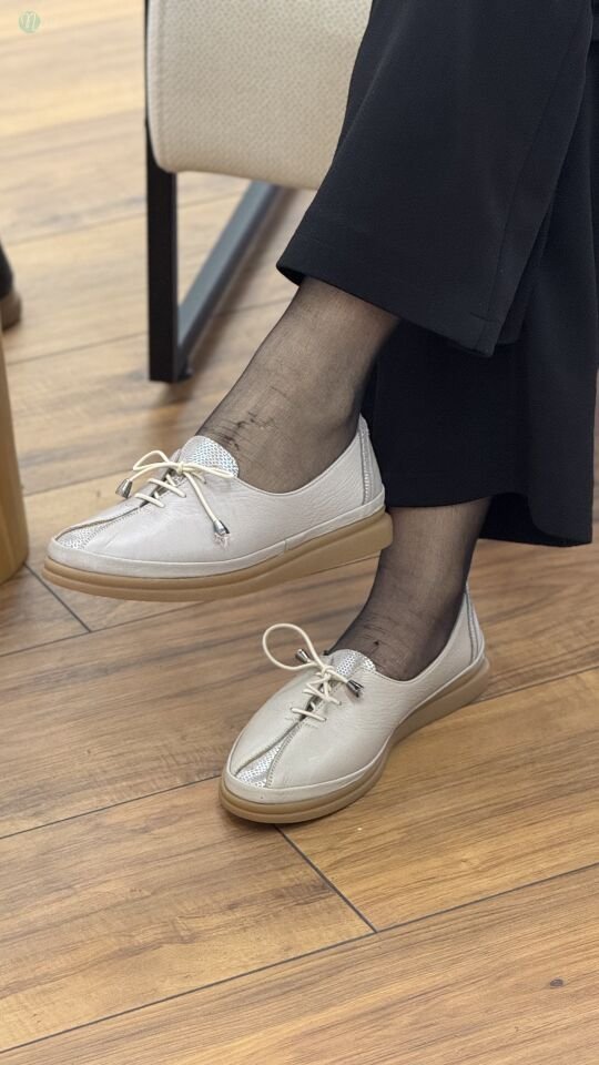 Nehir 3710 Kadın Ortopedik Hakiki Deri Ayakkabı