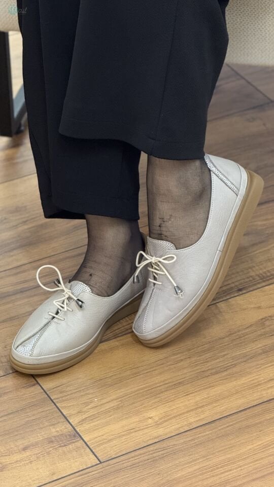 Nehir 3710 Kadın Ortopedik Hakiki Deri Ayakkabı