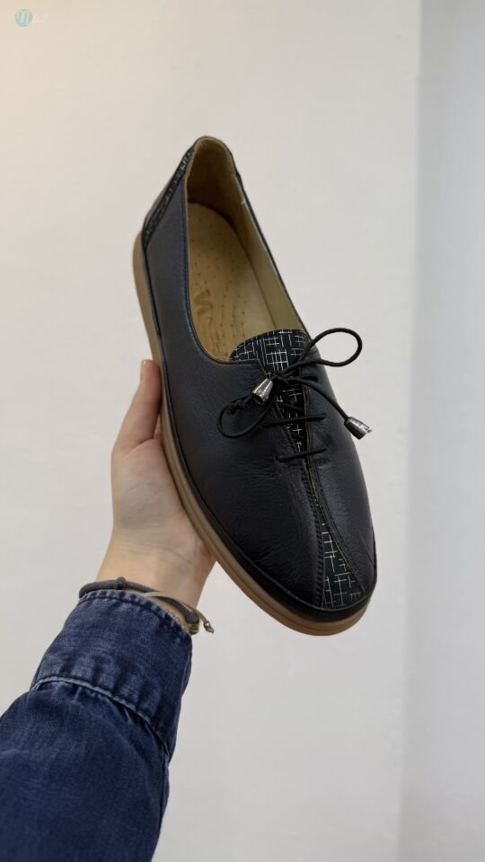 Nehir 3710 Kadın Ortopedik Hakiki Deri Ayakkabı