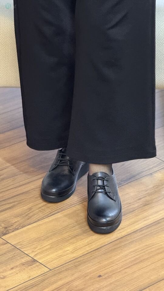 Nehir 1011 Kadın Lastik Bağcık Dolgu Ayakkabı