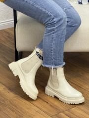 Matsey Kadın Hakiki Deri Postal