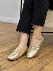 Matsey 3640 Kadın Hakiki Deri Babet