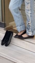 Matsey 3390 Kadın Hakiki Deri Cilt Babet