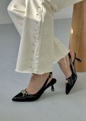 Luci bella 2276 Kadın Toka Detay Kısa Topuk Abiye