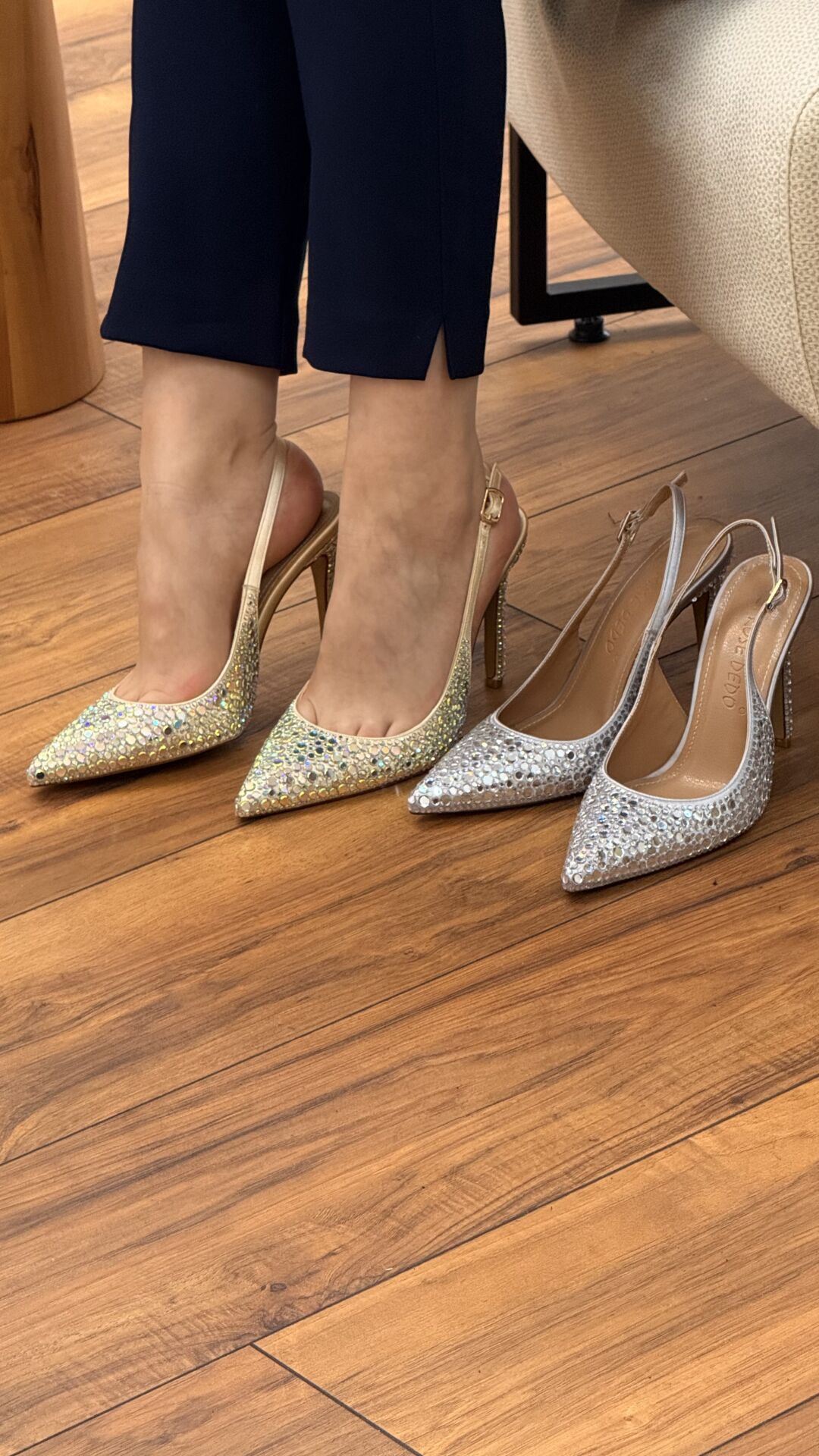 Rose Dedo 4150 Kadın Taşlı Yüksek Topuk Abiye Ayakkabı