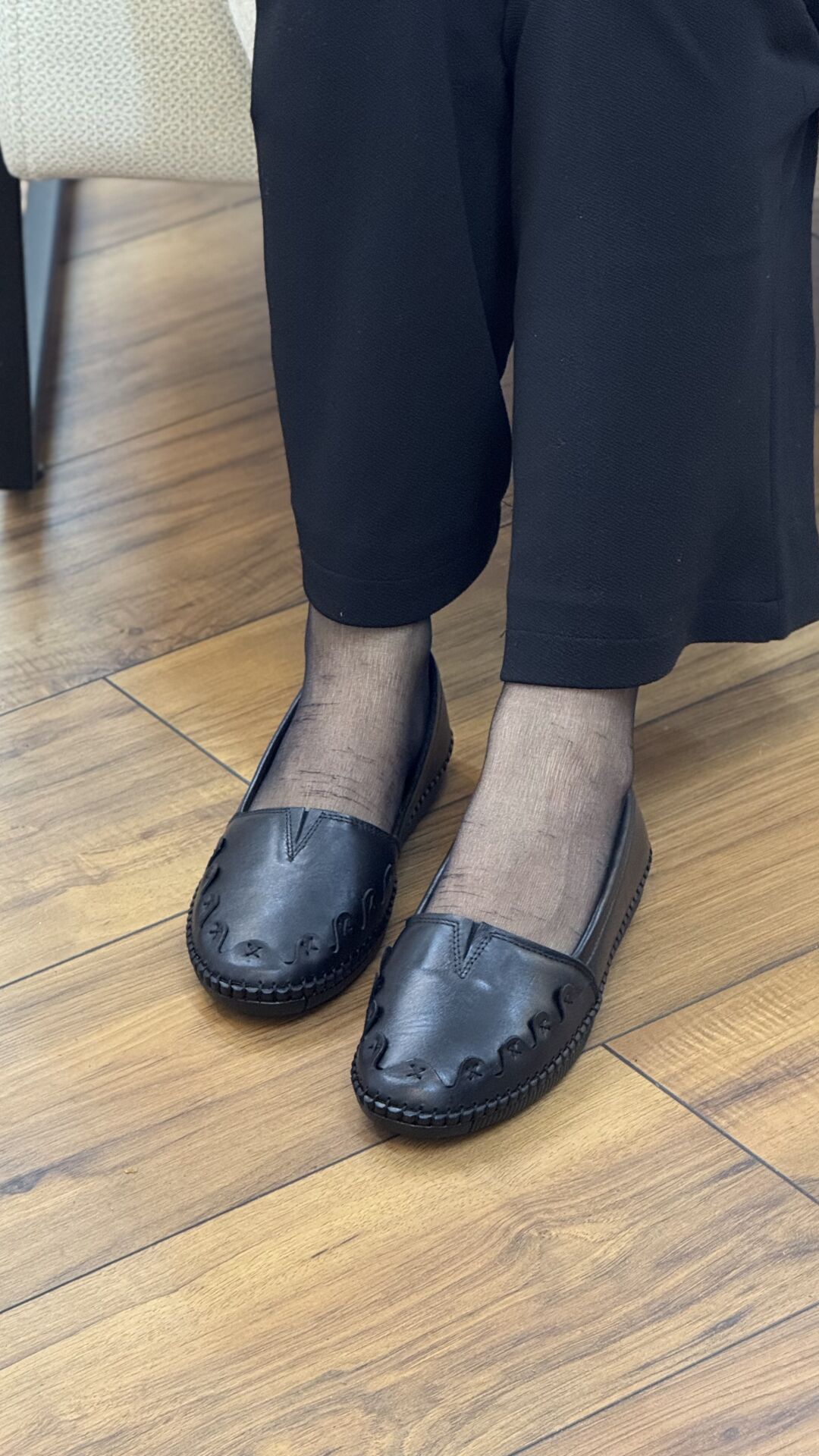 Beren 706 Kadın Hakiki Deri Ortopedik Kısa Yüz Ayakkabı