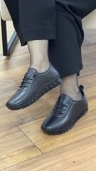 Beren 701 Kadın Hakiki Deri Jel Taban Bağcıklı Ayakkabı